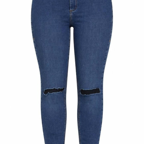 Topshop Womens Blue Cotton Jegging Jeans Size 30 in Regular Zip