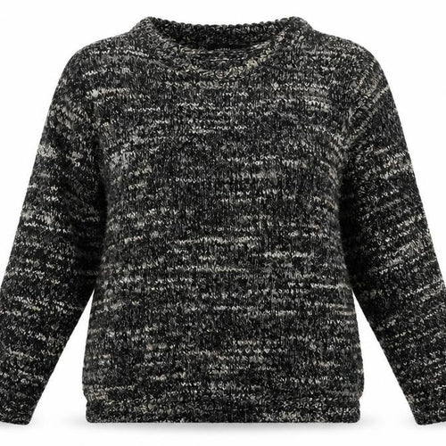 Mango Womens Grey Round Neck Polyester Pullover Jumper Size XL