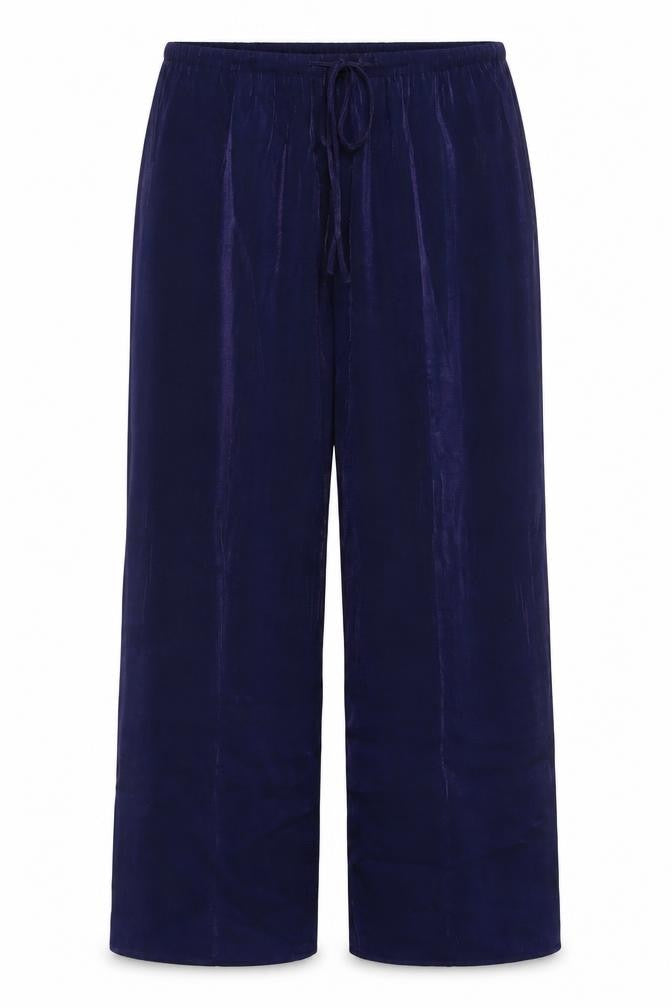 Sophie Teenwear Girls Blue Viscose Jogger Trousers Size 13 Years Regular Tie