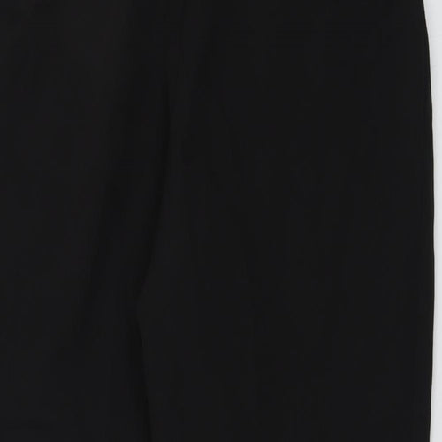 New Look Womens Black Polyester Trousers Size 10 L23 in Regular Zip