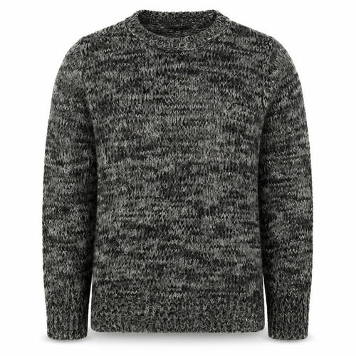 Marks and Spencer Mens Green Round Neck Geometric Acrylic Pullover Jumper Size S Long Sleeve