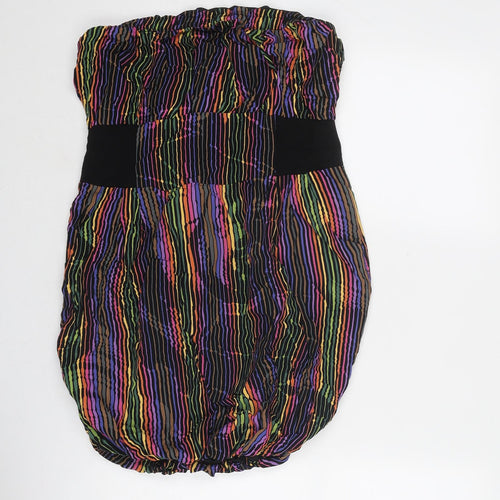 NEXT Womens Multicoloured Viscose Mini Size L Square Neck Pullover - Strapless