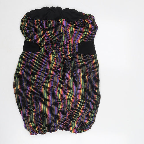 NEXT Womens Multicoloured Viscose Mini Size L Square Neck Pullover - Strapless