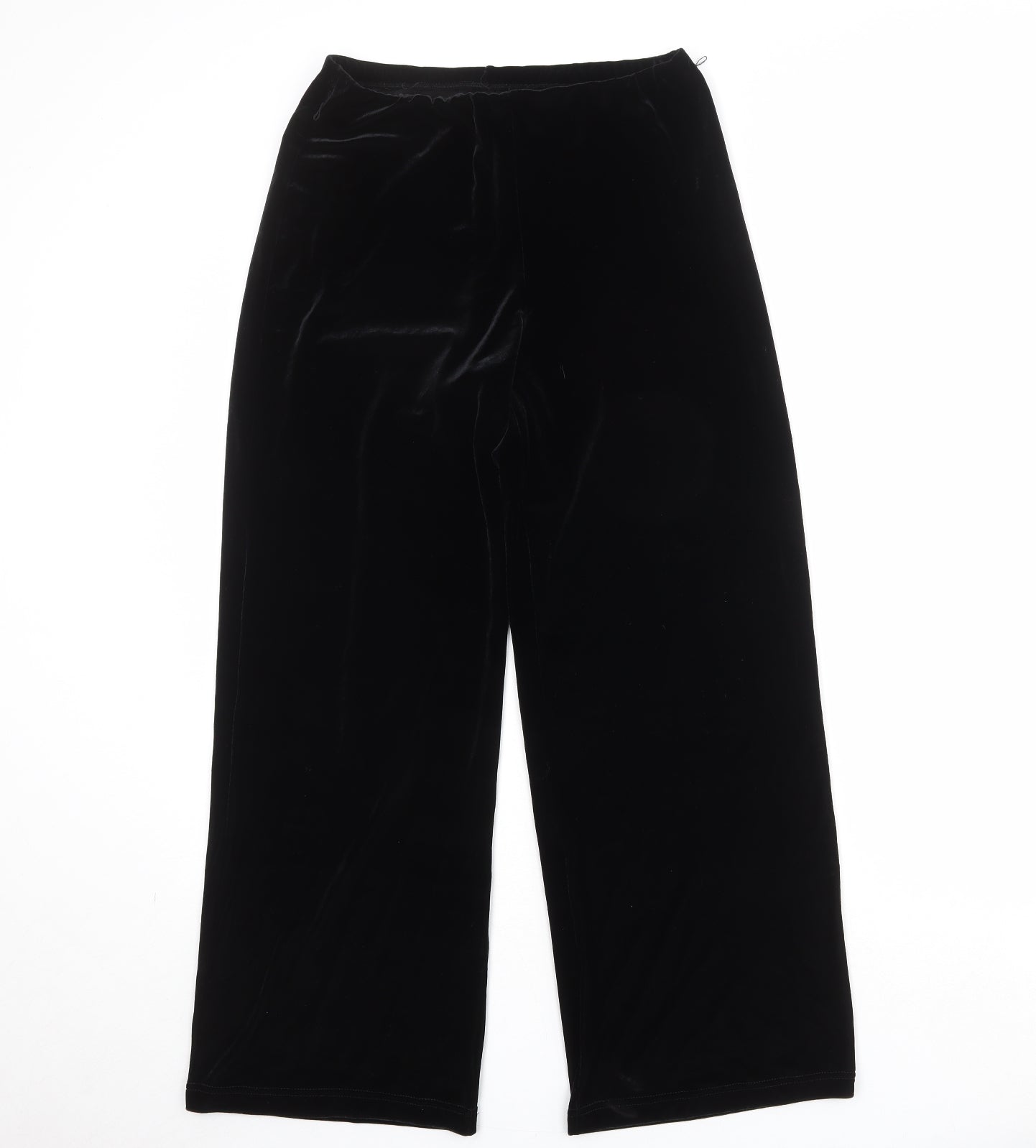 Berkertex Womens Black Polyester Trousers Size 12 Regular