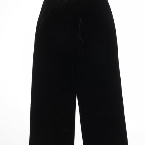 Berkertex Womens Black Polyester Trousers Size 12 Regular