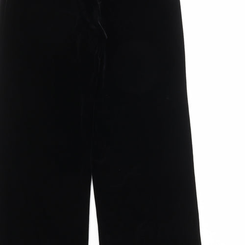 Berkertex Womens Black Polyester Trousers Size 12 Regular