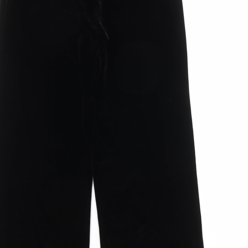 Berkertex Womens Black Polyester Trousers Size 12 Regular