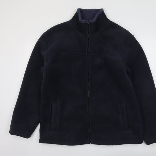 Thomas Nash Mens Blue Jacket Size L Zip