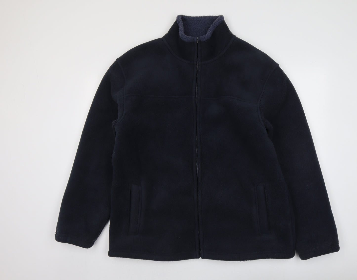 Thomas Nash Mens Blue Jacket Size L Zip