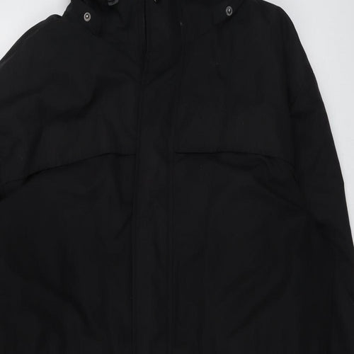 Cotton Traders Mens Black Jacket Size XL Zip
