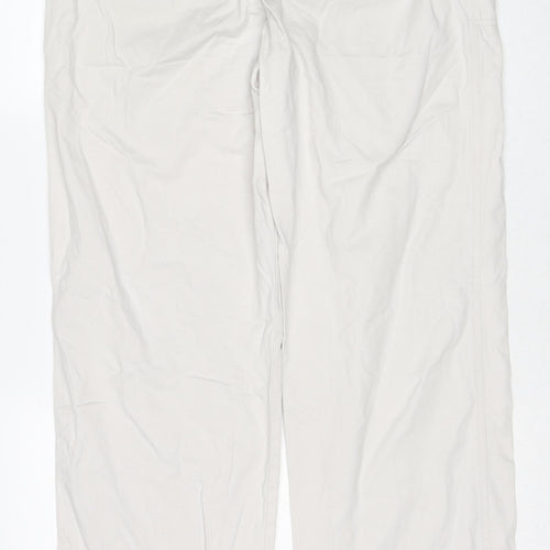 Gap Womens Beige Cotton Trousers Size 12 Regular Button