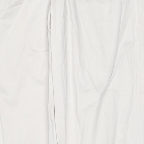 Gap Womens Beige Cotton Trousers Size 12 Regular Button
