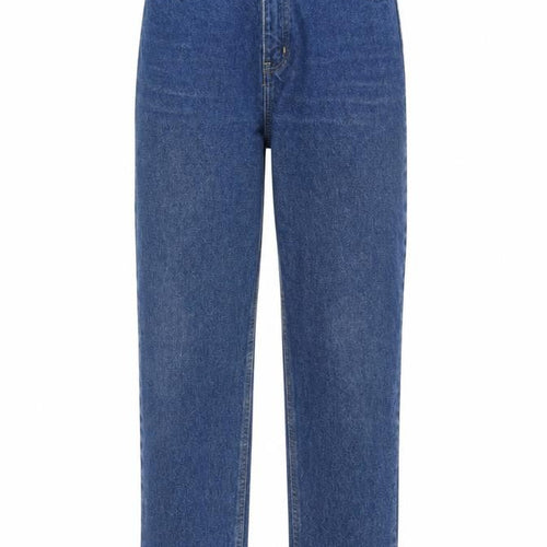 American Apparel Womens Blue Cotton Mom Jeans Size 28 in L29 in Regular Button