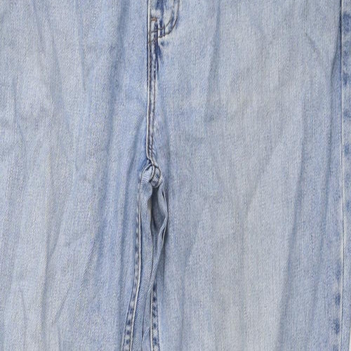 Blue Harbour Mens Black Cotton Straight Jeans Size 34 in L33 in Regular Button