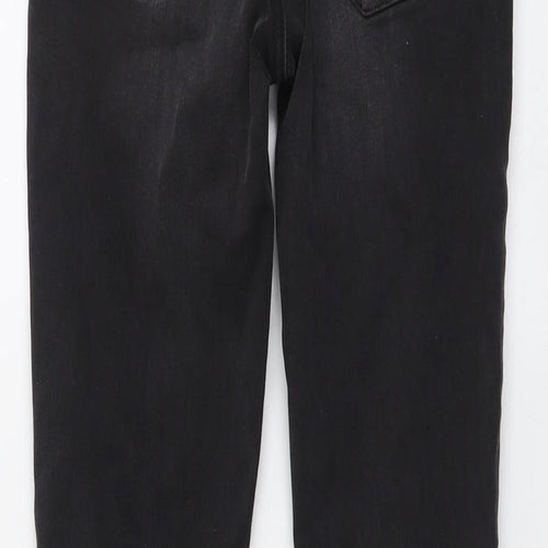 Topman Mens Grey Cotton Skinny Jeans Size 28 in L32 in Regular Button