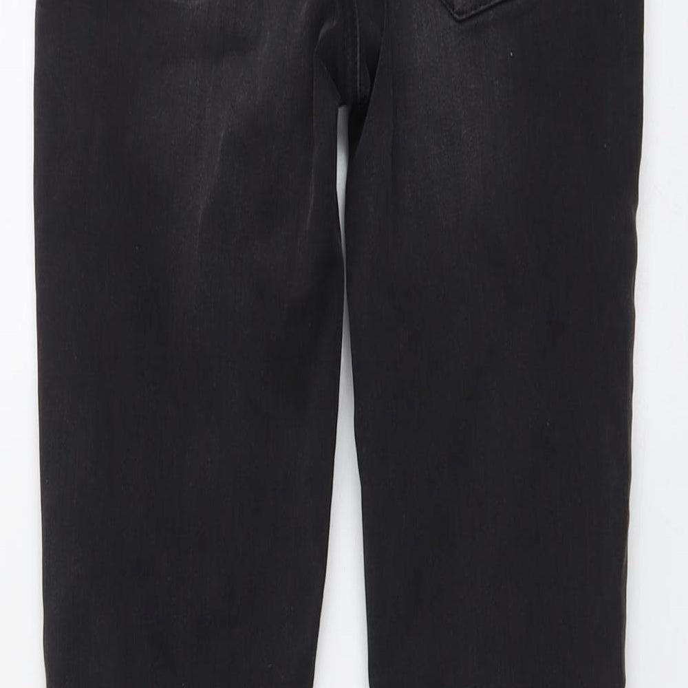 Topman Mens Grey Cotton Skinny Jeans Size 28 in L32 in Regular Button
