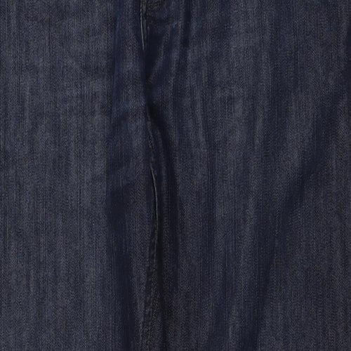 NEXT Mens Blue Cotton Straight Jeans Size 38 in L31 in Regular Button