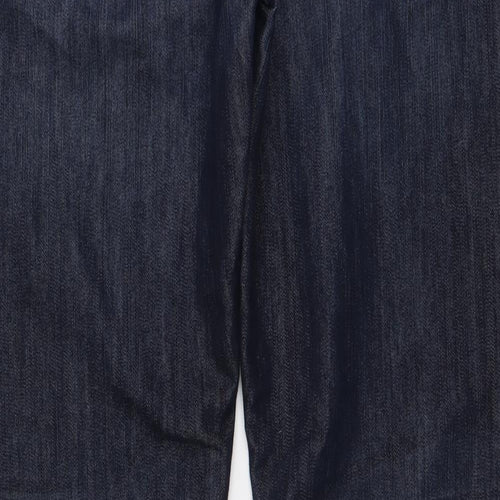 NEXT Mens Blue Cotton Straight Jeans Size 38 in L31 in Regular Button