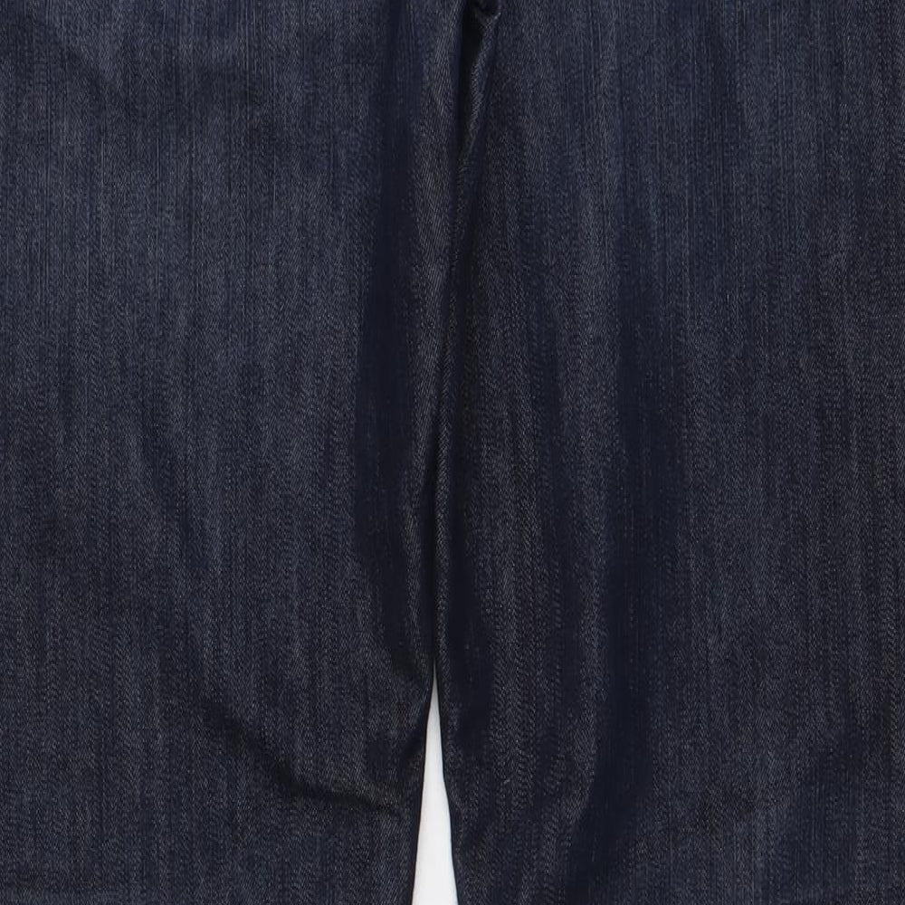 NEXT Mens Blue Cotton Straight Jeans Size 38 in L31 in Regular Button