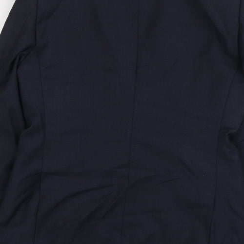 NEXT Mens Blue Wool Jacket Suit Jacket Size 40 Regular