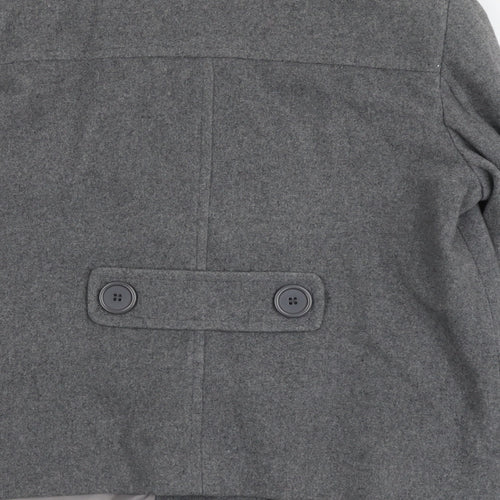 Dorothy Perkins Womens Grey Jacket Size 14 Button