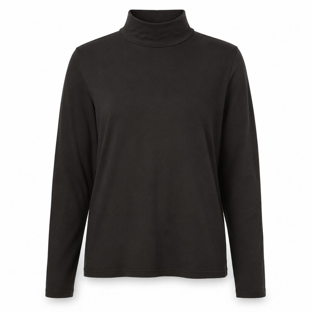 Front view of AMARANTO women’s brown viscose pullover sweatshirt, size UK 14, pullover