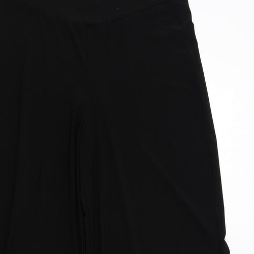 Saloos Womens Black Polyester Trousers Size L Regular