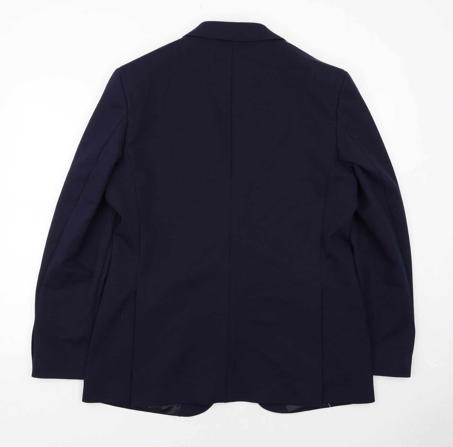 Marks and Spencer Mens Blue Polyester Jacket Suit Jacket Size 42 Regular