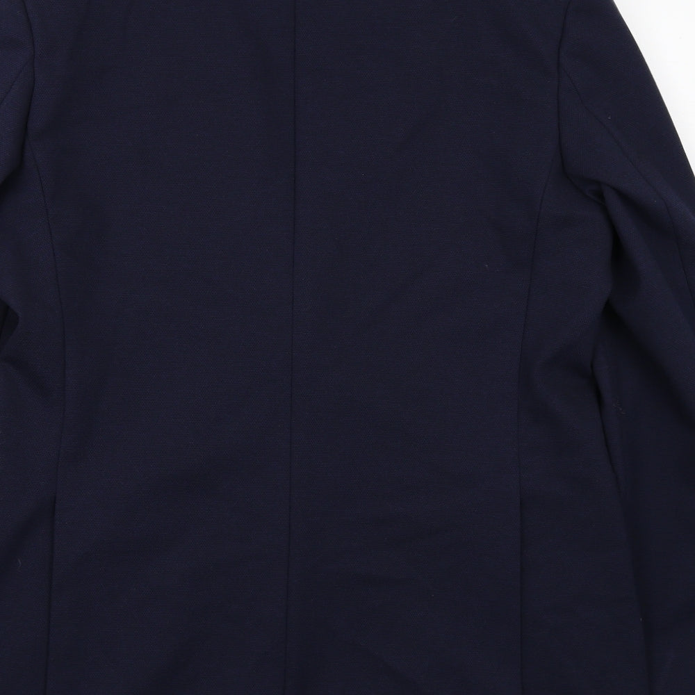Marks and Spencer Mens Blue Polyester Jacket Suit Jacket Size 42 Regular