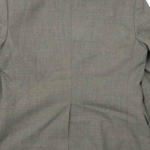 Marks and Spencer Mens Green Polyester Jacket Suit Jacket Size 40 Regular