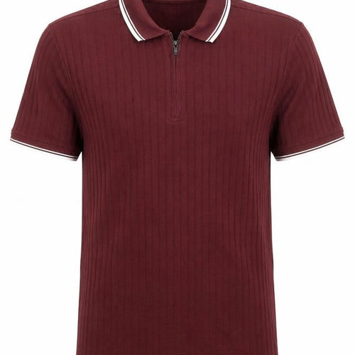 Burton Mens Purple Cotton Polo Size XS Collared Zip
