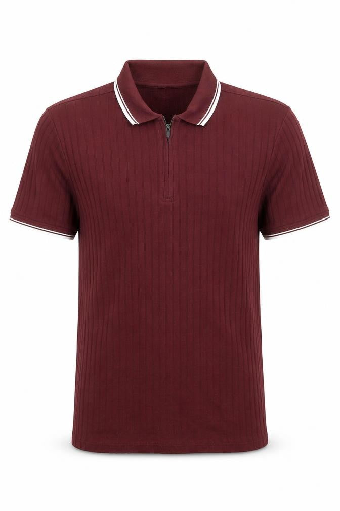 Burton Mens Purple Cotton Polo Size XS Collared Zip