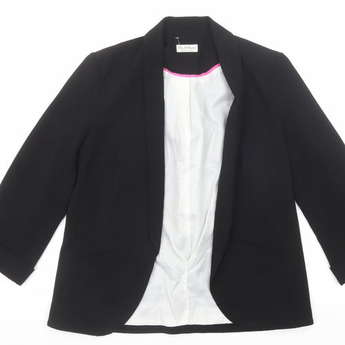 Miss Selfridge Womens Black Jacket Blazer Size 12