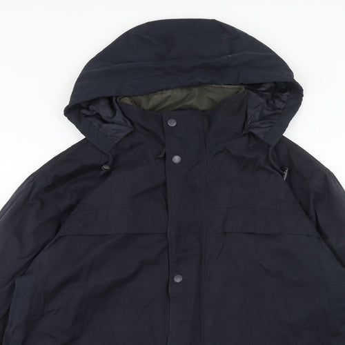 ARMANDO Mens Blue Jacket Size M Zip