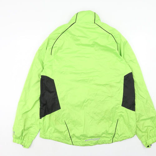 Muddy Fox Mens Green Windbreaker Jacket Size XL Zip