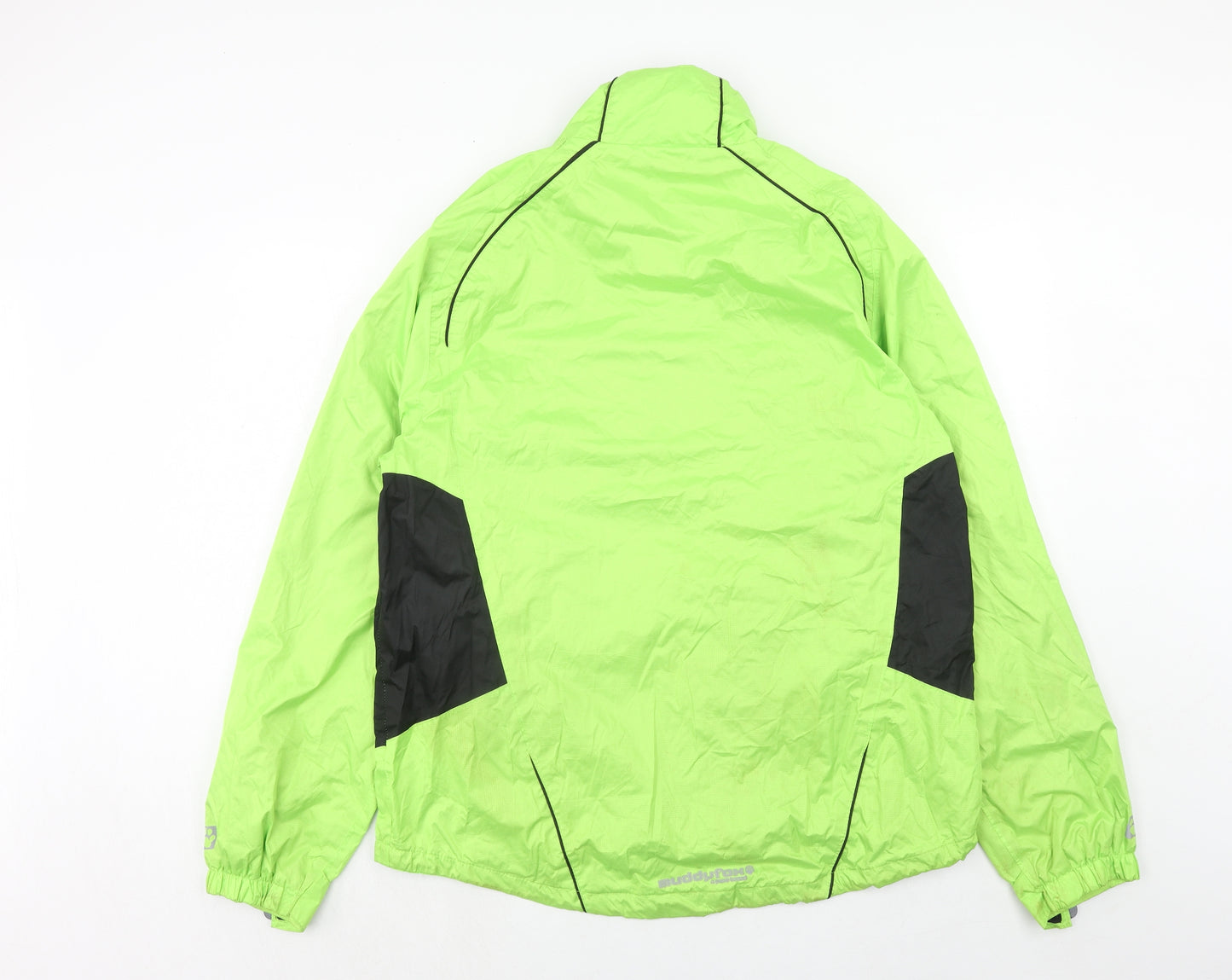 Muddy Fox Mens Green Windbreaker Jacket Size XL Zip