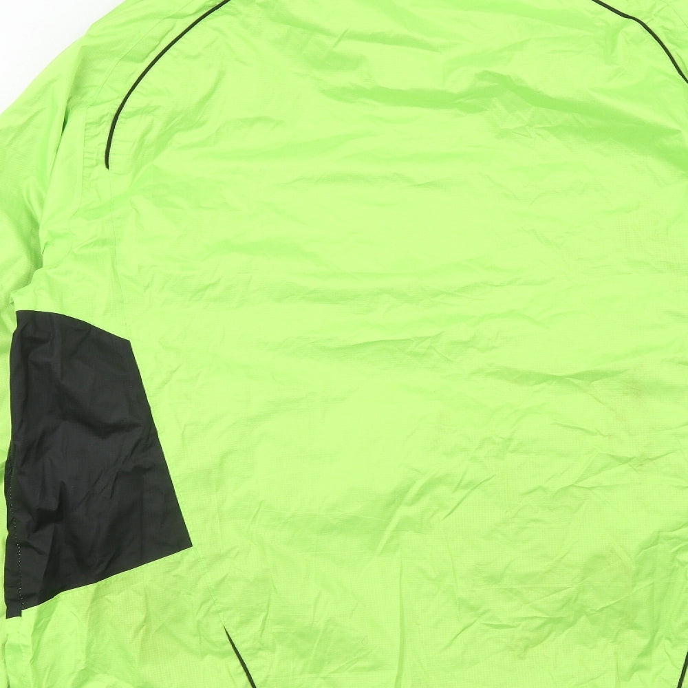 Muddy Fox Mens Green Windbreaker Jacket Size XL Zip