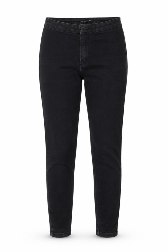 Missguided Womens Black Cotton Skinny Jeans Size 10 Regular Zip