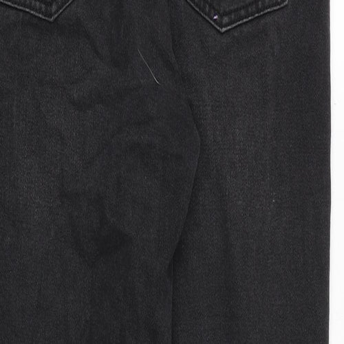 Nasty Gal Womens Black Cotton Skinny Jeans Size 31 in Regular Zip