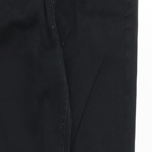 River Island Womens Black Cotton Skinny Jeans Size 8 Regular Zip