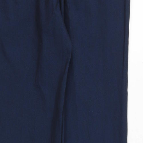 NEXT Mens Blue Polyester Dress Pants Trousers Size 34 in Regular Zip