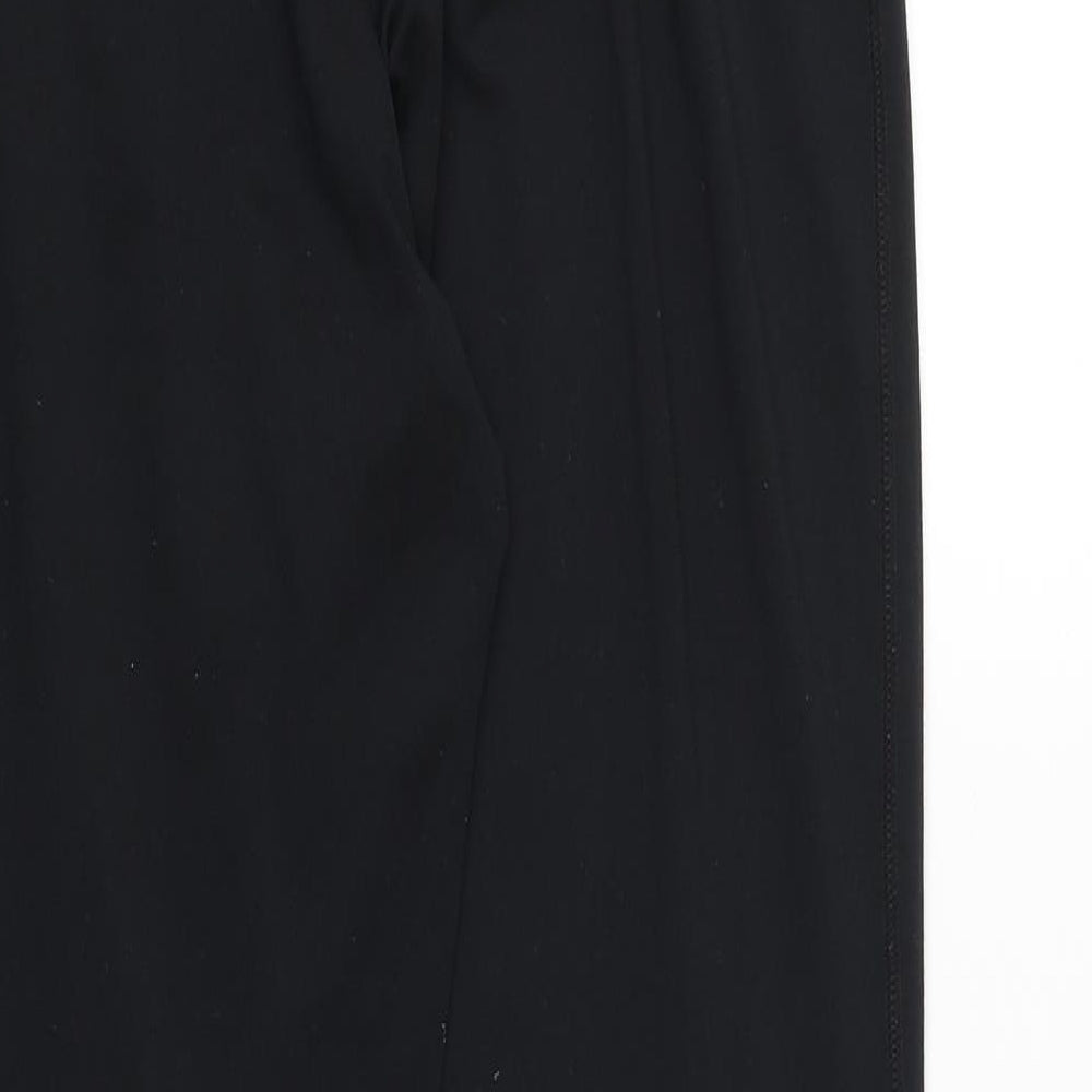 Dunnes Stores Womens Black Polyester Jogger Trousers Size 14 Regular