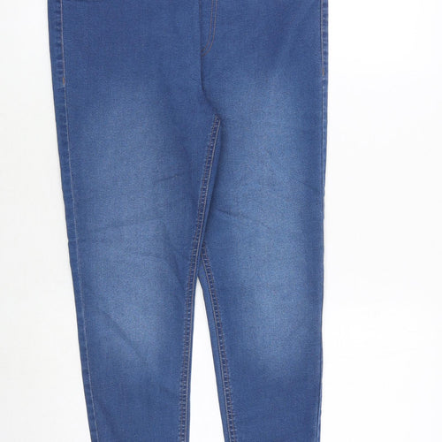 Marks and Spencer Womens Blue Cotton Jegging Jeans Size 12 Regular