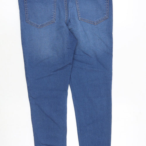 Marks and Spencer Womens Blue Cotton Jegging Jeans Size 12 Regular
