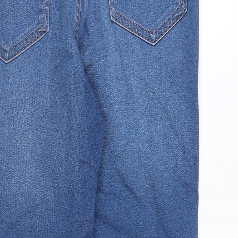 Marks and Spencer Womens Blue Cotton Jegging Jeans Size 12 Regular
