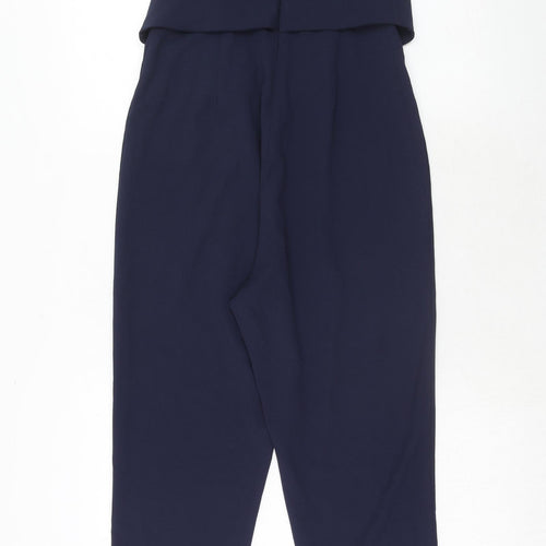 Lavish Alice Womens Blue Polyester Jumpsuit One-Piece Size 8 Zip
