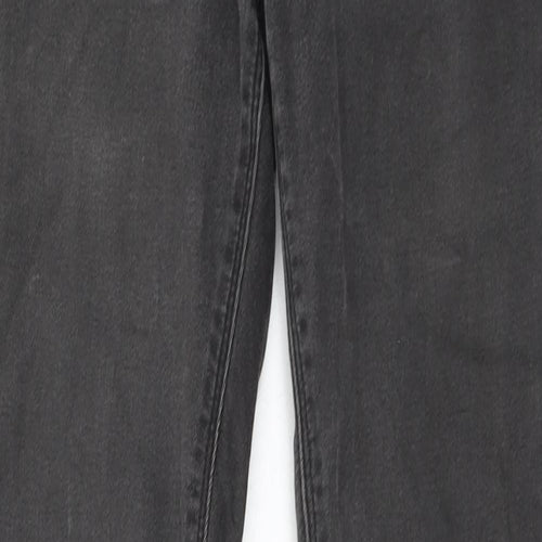 ASOS Womens Grey Cotton Skinny Jeans Size 26 in L34 in Regular Zip