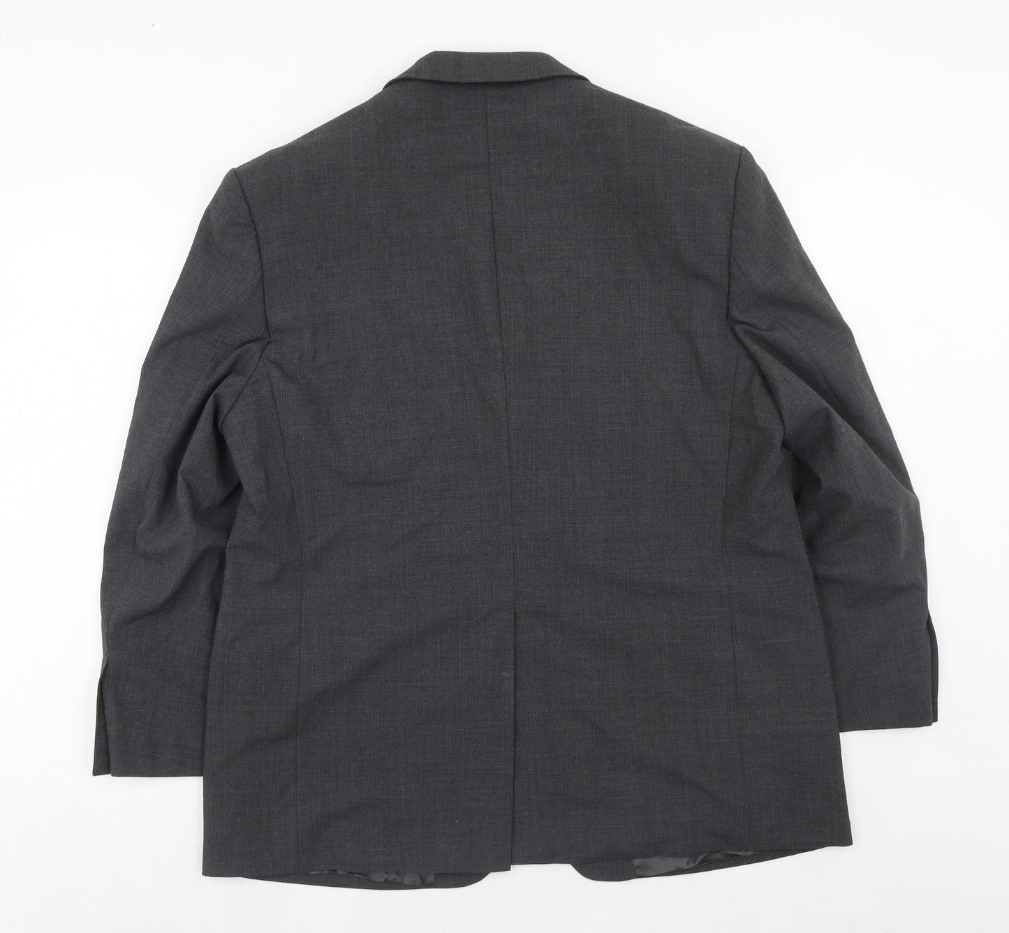 Marks and Spencer Mens Grey Polyester Jacket Suit Jacket Size 44 Regular