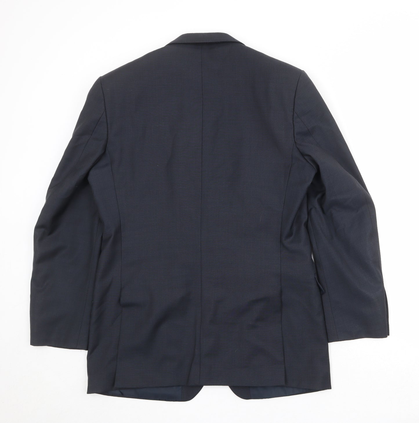 Karl Jackson Mens Black Polyester Jacket Suit Jacket Size 40 Regular