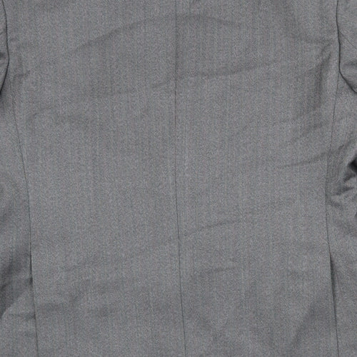 Magee Mens Grey Wool Jacket Suit Jacket Size 40 Regular
